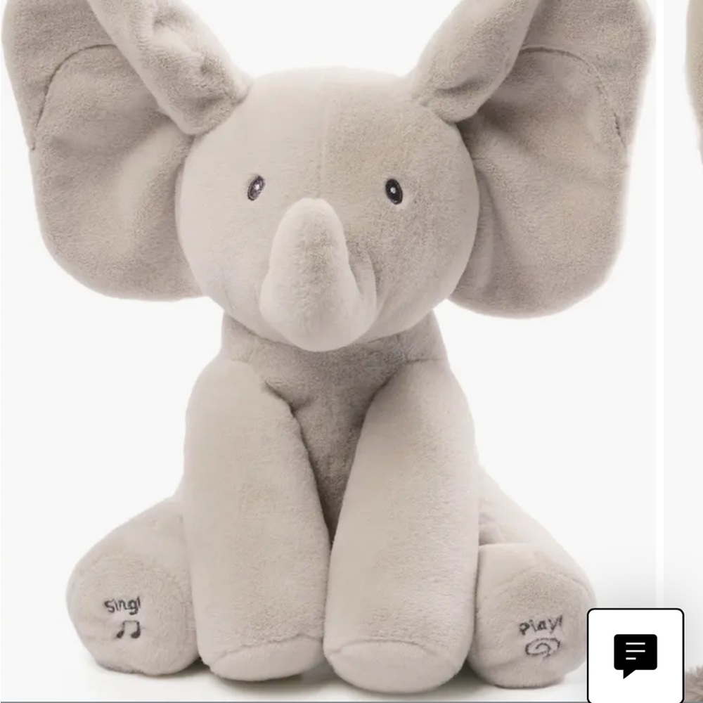 Gray Elephant Plush Toy